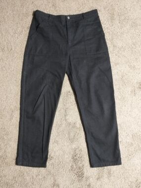 P&co Service Fatigue Pants In Black